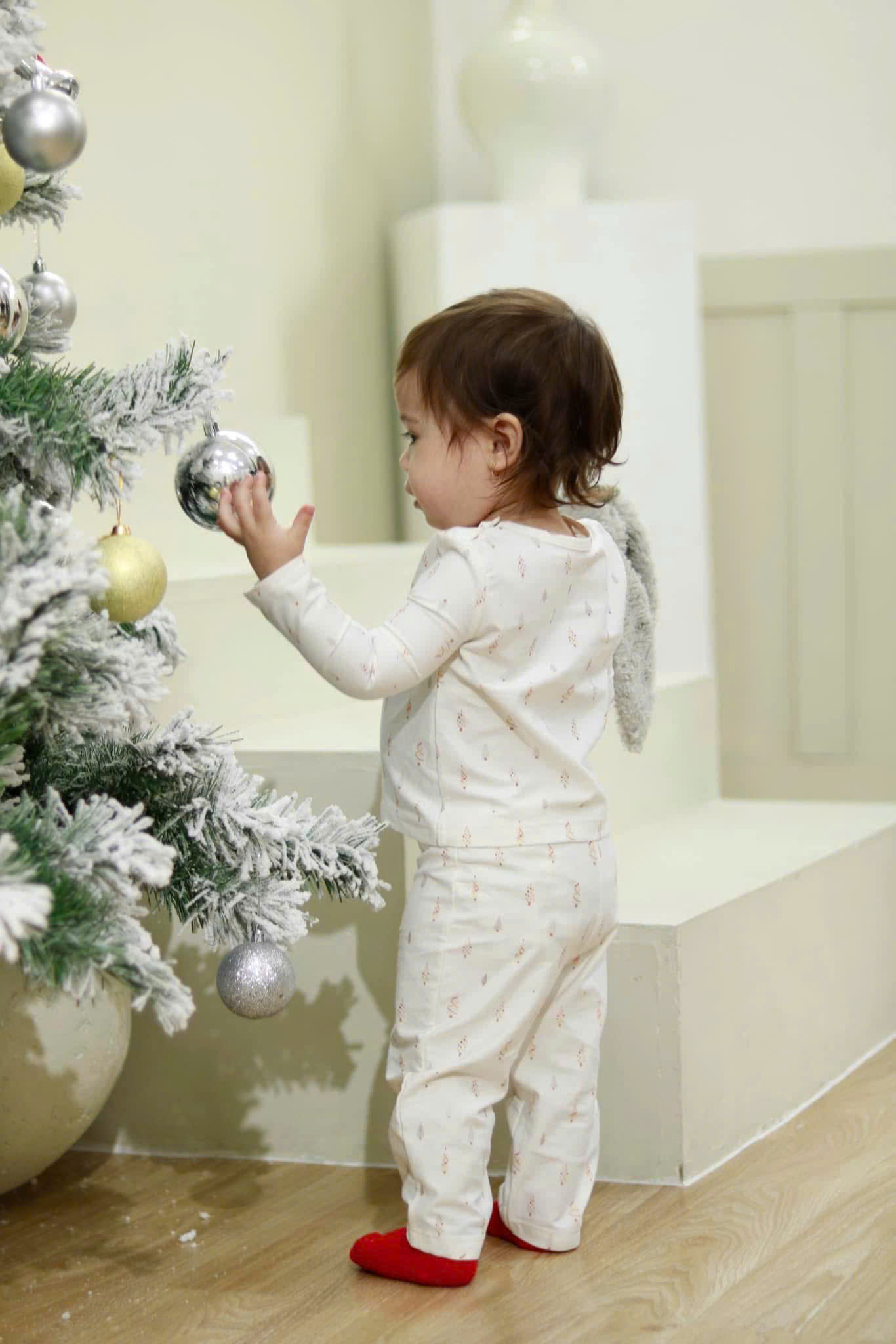 Set đồ ngủ tay dài họa tiết Giáng Sinh
